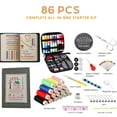thumbnail image 2 of 2026 New Embroidery Stitch Book Kit 2pcs for Diy Craft Lovers, Portable Practice Books with Clear Tutorials, Reusable Pages and Sewing Accessories, 2 of 9