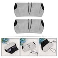thumbnail image 4 of EeaseCA 2pcs Decorative Eyeglass Case Leather Eyeglass Container Portable Sunglasses Cases, 4 of 7