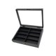 thumbnail image 5 of Estuche organizador para gafas de sol con 8 ranuras, estuche de almacenamiento para varias gafas de sol, soporte de madera para gafas de colección, 5 of 9