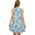 thumbnail image 3 of Womens Sleeveless Floral Sundress Summer Casual A Line Tank Dress Beach Vacation Swing Dress, 3 of 4