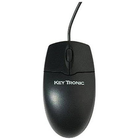 Keytronic PS2 Optical Scroll Mouse, Black