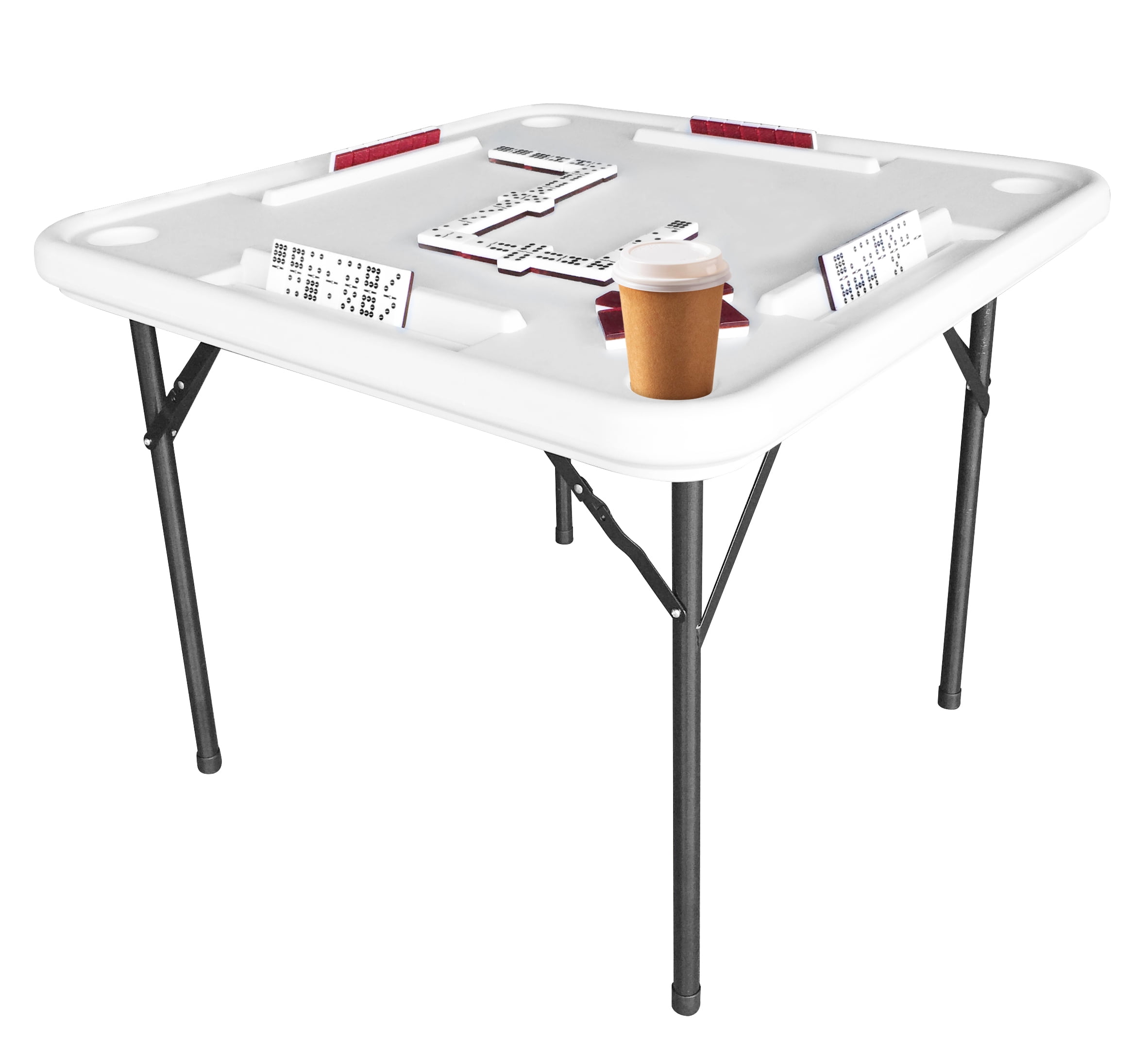 8367054 Bene Casa Plastic Domino Table Game Board, Folding & Blow