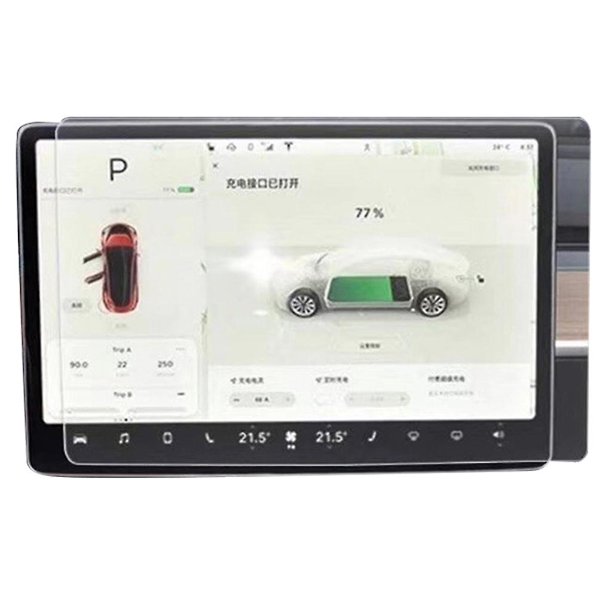 Accesorios de película de vidrio templado YONGSHENG para navegación de coche modelo 3 Y X S