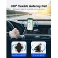 thumbnail image 3 of Support de Téléphone Magnétique Voiture [2 Pack] Support de Téléphone de Voiture, Support de Cellulaire Voiture 360 Réglable, Support Cellulaire Tableau de Bord Auto Support Voiture Compatible Samsung iPhone etc Tous Téléphone Intelligent, 3 of 4