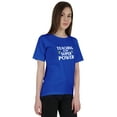 thumbnail image 1 of Inkmeso Haut Col Rond pour Femmes Enseignement Est Mon Super Pouvoir T-Shirt Citation Graphique Enseignant, 1 of 6