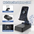 thumbnail image 2 of Gifts for Men,Cell Phone Stand with Wireless Bluetooth Speaker Anti-Slip Base HD Surround Sound Compatible with iPhone Smartphones,Cool Gadgets for Men,Birthday Gifts for Him Husband Boyfriend, 2 of 4