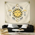 thumbnail image 3 of PBOBRIICH Boho Sun and Moon Tapestry Wall Hanging,Bohemian Vintage for Dorm Living Room Bedroom Decor, 3 of 5