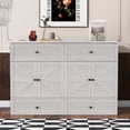 thumbnail image 2 of Murphy Bed Queen Size, Cabinet Bed with Charging Station Large Storage Drawer for Home Office or Small Room, Hideaway Bed Full Foldable Platform Bed,  White, 2 of 8