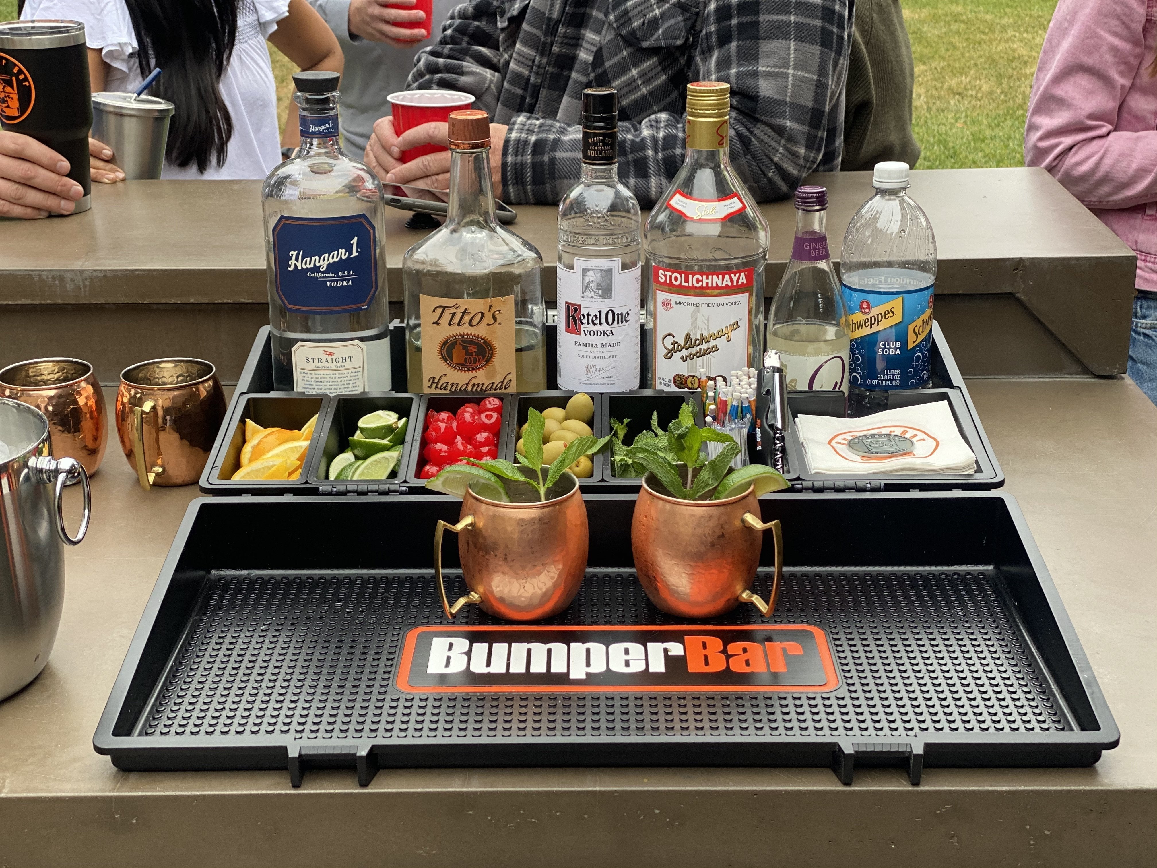 BumperBar  The World's First Compact, Portable Bar System