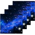 thumbnail image 2 of SKYSONIC Blue Galaxy Cotton Washcloths Set of 2, Highly Absorbent Soft Fingertip Towel for Bathroom, Gym, Hotel and Spa, 12 x 12 Inch, 2 of 7