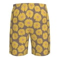 thumbnail image 6 of Kdxio Sunflower Pattern Mens Casual Shorts - Drawstring Summer Beach Sports Shorts for Men, 6 of 9