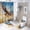 style, variant on Soaring Eagle in The Sky 4Pcs Shower Curtain Set Shower Curtain Set with Carpet Bath Mat