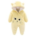 thumbnail image 2 of Baby Snowsuit Winter Coat Warm Hooded Jumpsuit for Baby Boy Girl, 2 of 7