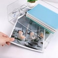 thumbnail image 6 of 2-Tier Acrylic Paper Tray, Stackable A4 Size Paper Organizer Tray, Letter Tray File Tray, Clear Acrylic Desk Organizers and Accessories for Office, Home, Document (12.4x8.6x5.5 inch), 6 of 7