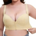 thumbnail image 5 of RMGVDSD Women's Full Figure Bras Women's Underwire One Smooth U Light T Shirt Convertible Bra Push Up Bras Dailywear, 5 of 8