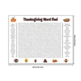 thumbnail image 3 of Thanksgiving Word Search Posters Wall Crossword Puzzle Game Fun Holiday Party Game Classroom Parties Favor Supplies, 3 of 8