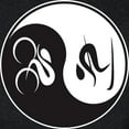 thumbnail image 3 of CafePress - Bike Ski Yin Yang Zip Hoodie (Dark) - Zip Hoodie, Classic Hooded Sweatshirt with Metal Zipper, 3 of 4