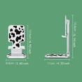 thumbnail image 3 of Black Irregular Graphic Mobile Phone Stand Desktop Tablet Holder Lazy Bedside Universal Support Foldable Extend Desk Stand For Cell Phone Foldable And Hoisting Multi-Function Telescopic For IPhone IPa, 3 of 5