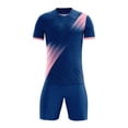 thumbnail image 3 of Conjunto de camiseta de fútbol para niños y hombres 22/23, 2 piezas, secado rápido, ropa deportiva de talla grande para niños y hombres, uniforme de entrenamiento de fútbol personalizado, 3 of 5