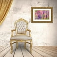 thumbnail image 3 of Gulin, Sylvia 18x13 Gold Ornate Wood Framed with Double Matting Museum Art Print Titled - Oregon-Salem-colorful garden with Russell Lupine and Allium in full bloom, 3 of 4