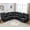 Black, variant on Power Recliner Sectional Sofa with Bass Speaker,Wireless Charger,Electric Reclining Sectional Sofa with 2 Faux Leather Recliner,LED/Reading Light,Type-C USB Port,Cup Holder,Storage Console Black