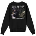 thumbnail image 2 of Ghost In The Shell Stand Alone Complex Motoko Kusanagi & Batou Crew Neck Long Sleeve Black Adult Sweatshirt-XL, 2 of 4