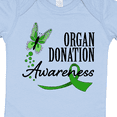 thumbnail image 4 of Inktastic Organ Donation awareness- butterfly green ribbon Boys or Girls Baby Bodysuit, 4 of 5