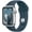 Silver, variant on Restored Apple Watch Series 9 (GPS, 41mm) - Graphite Stainless Steel Case - Midnight Sport Band (Refurbished)