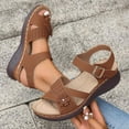 thumbnail image 3 of Women's Comfortable Summer Sandals - Open Toe Walking Shoes for Beach Vacation Dressy, 3 of 13