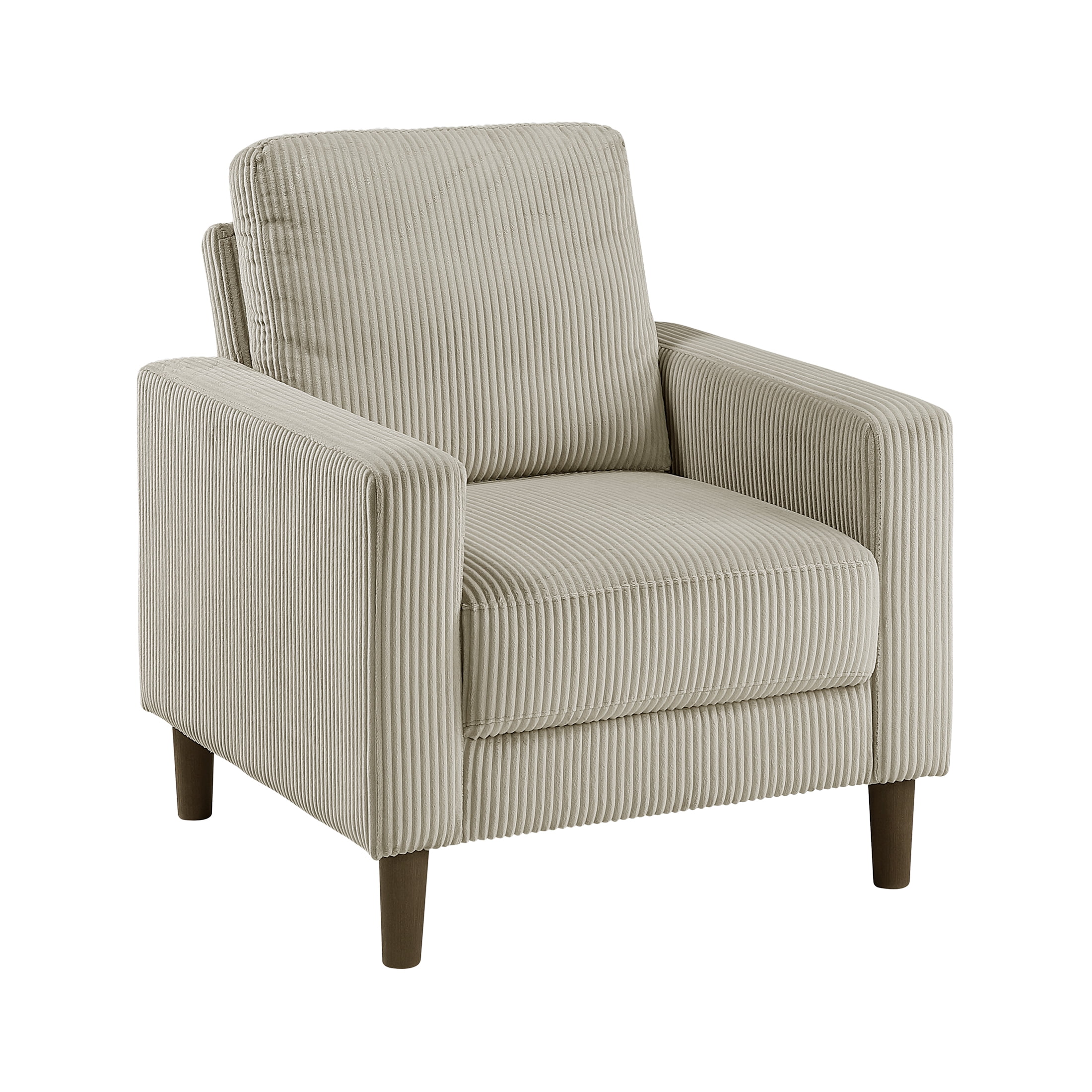 OakvillePark Mapleholt Corduroy Chair, Taupe