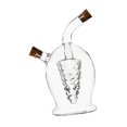 thumbnail image 2 of Botella de vidrio para aceite y vinagre, recipiente para aceite, recipiente para cocinar en la cocina, botella de vinagrera transparente, dispensador Estilo B, 2 of 8