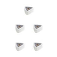 thumbnail image 2 of bedienty Towel Holder Wall Mounted Self Adhesive Bathroom Hanger Punch Free Washroom Rack Removable Robe Apron Organizer White 5Set, 2 of 6