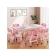 thumbnail image 3 of Para niños mesa y 6 sillas set almacenamiento box ajustable altura niños pequeños mesa y chair set ages 2-10 superficie grafiti non-slip legs children's activity mesa daycare classroom..., 3 of 7