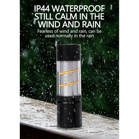 YZHMYR Rechargeable LED Flashlight Mini Torch Super Bright Adjustable Focus USB Charging Clip Design Aluminum Alloy Lamp for Outdoor Camping Hunting Cycling Climbing Emergency Home Travel Activities