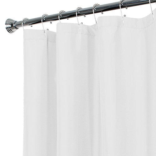 Maytex Water Repellent Fabric Shower Curtain or Liner Machine Washable 70 x 72 