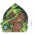 thumbnail image 2 of Porte de Fée en Résine, Accessoires de Jardin de Fées, Porte de Jardin de Fées Miniature avec Vis, Déco de Jardin de Fées pour Mur Extérieur en Forme de Souche d'Arbre, 2 of 7
