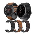 thumbnail image 2 of Pulsera compatible con Amazfit GTR, correa de reloj de repuesto de silicona híbrida de cuero de 20 mm y 22 mm, 2 of 4