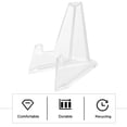 thumbnail image 3 of ROSENICE 10Pack Mini Stand Acrylic Badge Display Stands Triangle Shape for Coins Business Counters Office Organization, 3 of 8