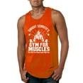 thumbnail image 1 of Dwight Schrute's Gym for Muscles Pop Culture Mens Graphic Tank Top, Orange, 3XL, 1 of 3