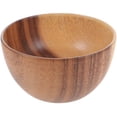 thumbnail image 2 of Miangastore Bol Rond Brun Clair Lot de 1 4.3X4.3X2.4In, 2 of 8