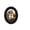 b,#018, variant on Spooky Ghost Halloween Oval Wall Art Framed Dark Academia Decor