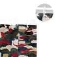 thumbnail image 5 of Yayeee Shower Curtain with Hooks 72"x72" Waterproof Fabric Bathroom Hanging Decor, White Lucky Cat, 5 of 5
