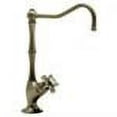 thumbnail image 2 of Country Bath One Handle Single Hole Bar Faucet with Column Spout and Mini Lever Handle, Tuscan Brass, 2 of 2