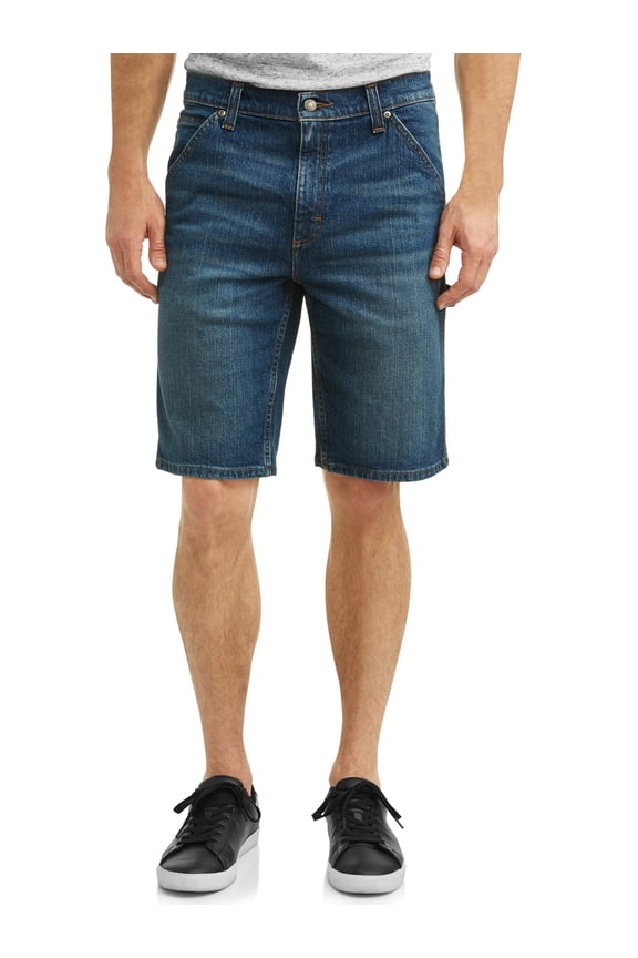 Men's & Big Men's Relaxed Fit 100% Cotton 10.5" Carpenter Shorts, Size 30-46