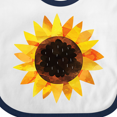 thumbnail image 4 of Inktastic Summer Sunflower Boys or Girls Baby Bib, 4 of 4