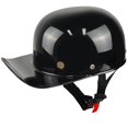 thumbnail image 2 of Casco de moto Sanhai, gorra de béisbol, cara abierta, aprobada por el DOT, 2 of 6