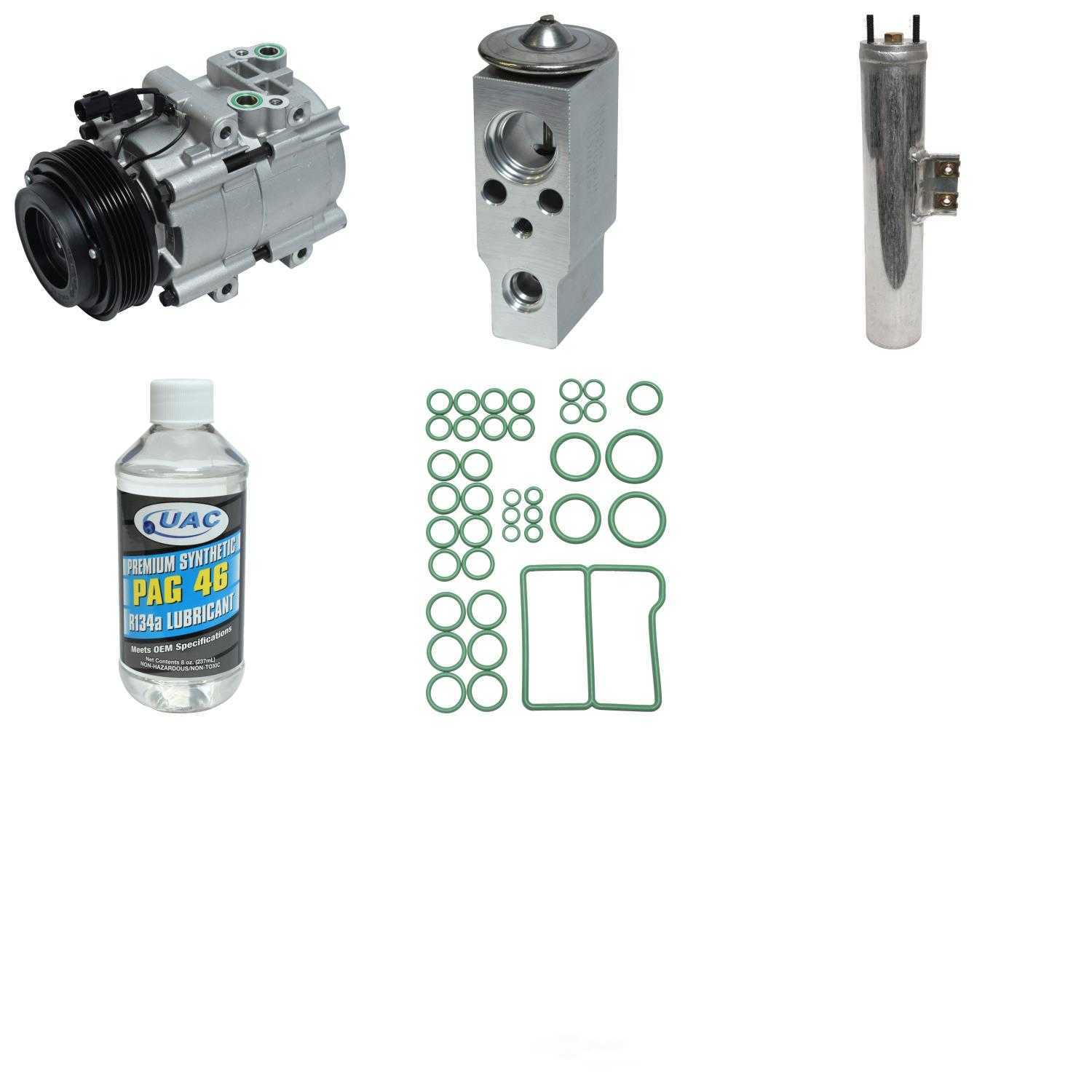 A/C Compressor and Component Kit -- Compressor Replacement Kit Fits select: 2002-2005 KIA SEDONA