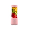 thumbnail image 1 of Portable Blender, USB Rechargeable Personal Size Blenders, Smoothie Blender with 6 Blades for Protein & Shakes, Mini juicer for Travel Sports Outgoing, pink（Only juicers are available）, 1 of 5