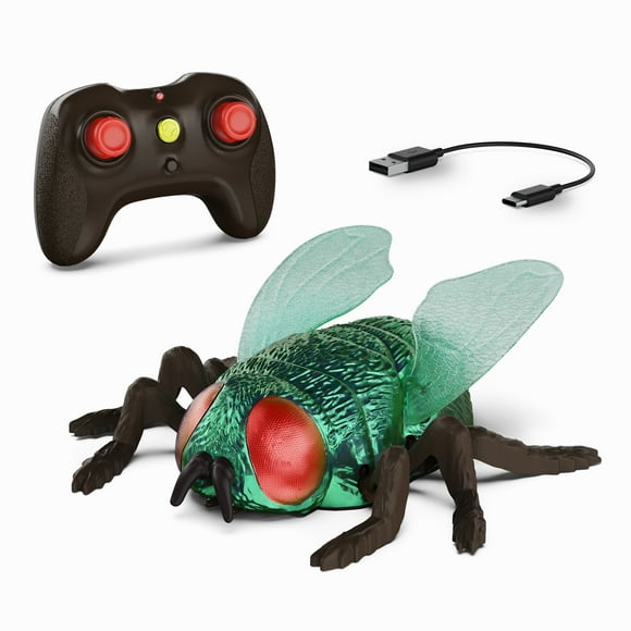 TERRA by Battat - RC Fly: Bottle Fly - Remote Control Insect - Climbing Wall Bug - 5 Years +