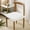 Blanc 316, variante sur Housses Extensibles en Spandex Doux Texture Grain de Maïs pour Chaise de Bureau Salle à Manger Bar Mariage Coussins de Siège Lavables Amovibles